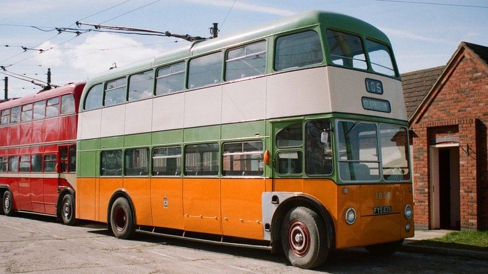 Glasgow trolley bus
