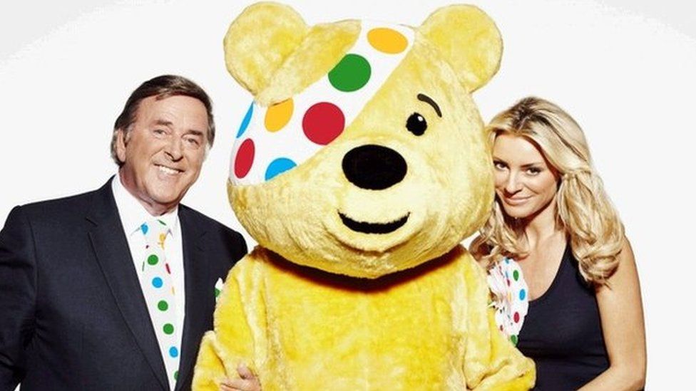 Wogan with Pudsey and Tess Daly