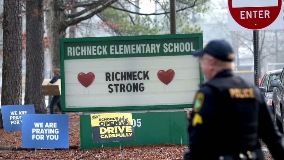Richneck Elementary School where Deja Taylor's son shot his teacher