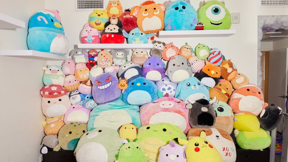 What on Earth is a Squishmallow?. Behold, the stuffed animal that