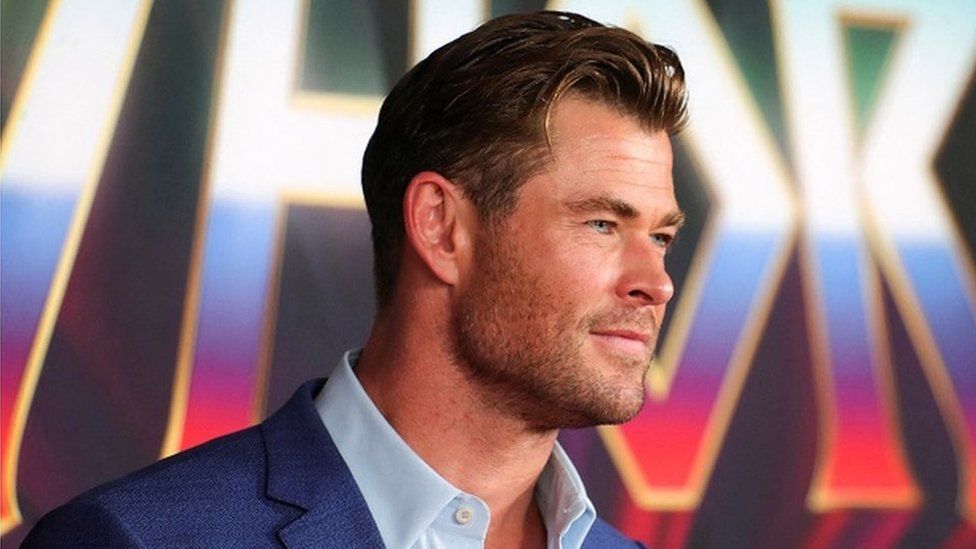 Chris Hemsworth at the premiere of Thor: Love and Thunder