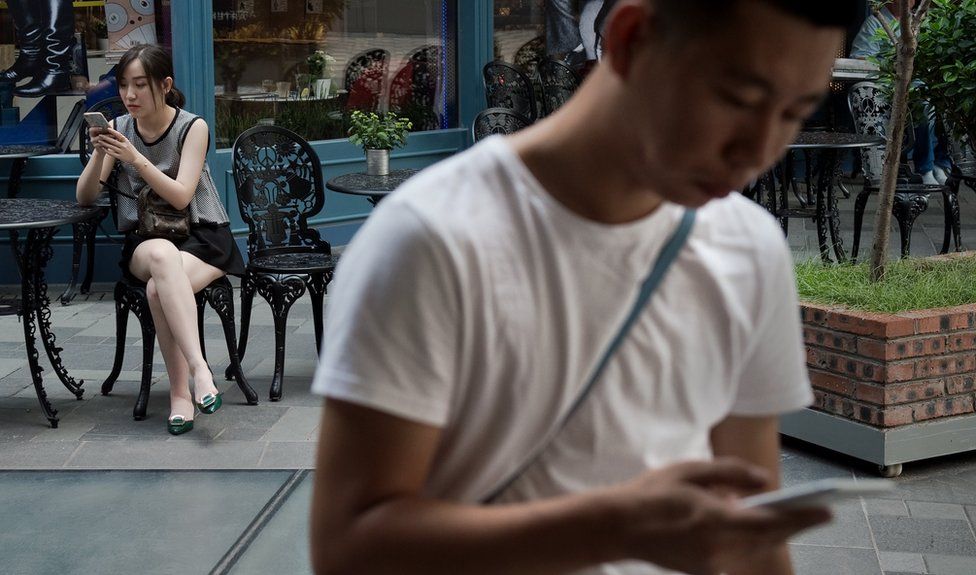 Smartphone users in Beijing