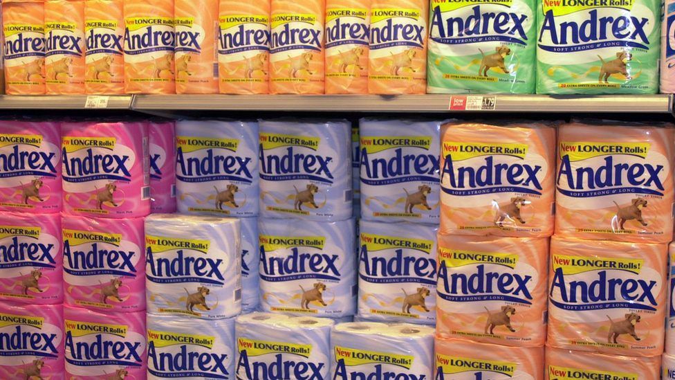 Andrex toilet rolls