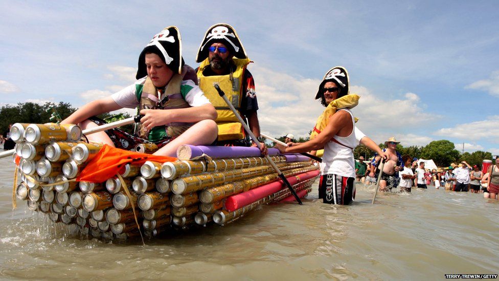 Darwin's Beer Can Regatta features a thong-throwing contest