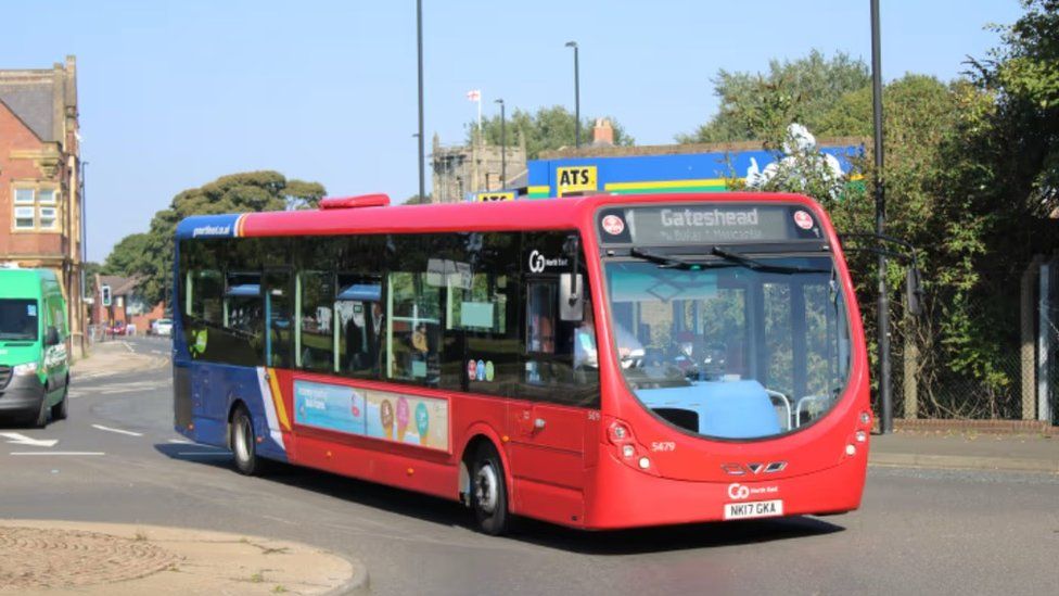 A Go North East bus