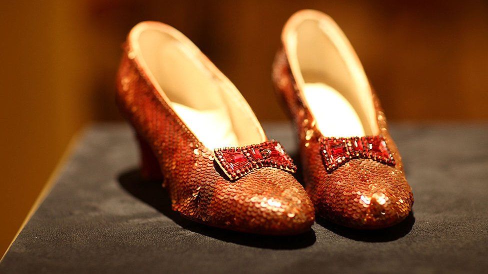 Ruby slippers from the Wizard of Oz