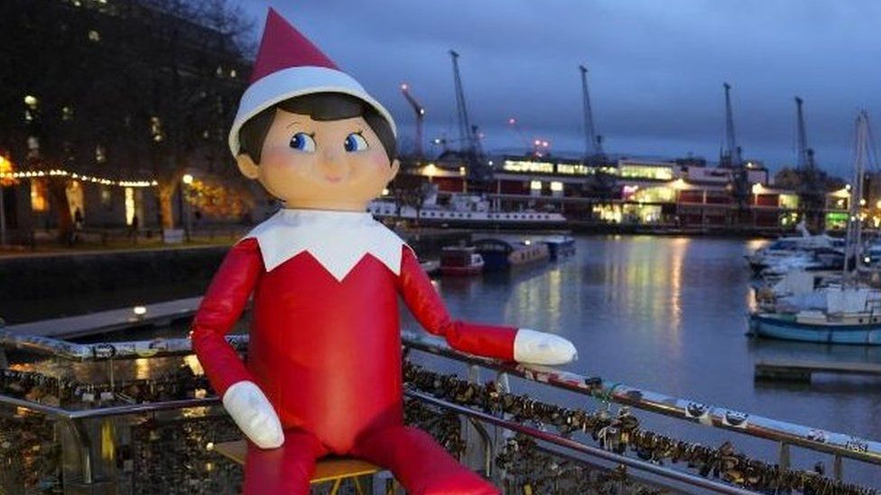 Is Welsh Santa the original Elf on the Shelf? BBC News