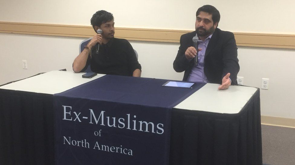 Imtiaz Shams and Muhammad Syed speaking in Washington DC