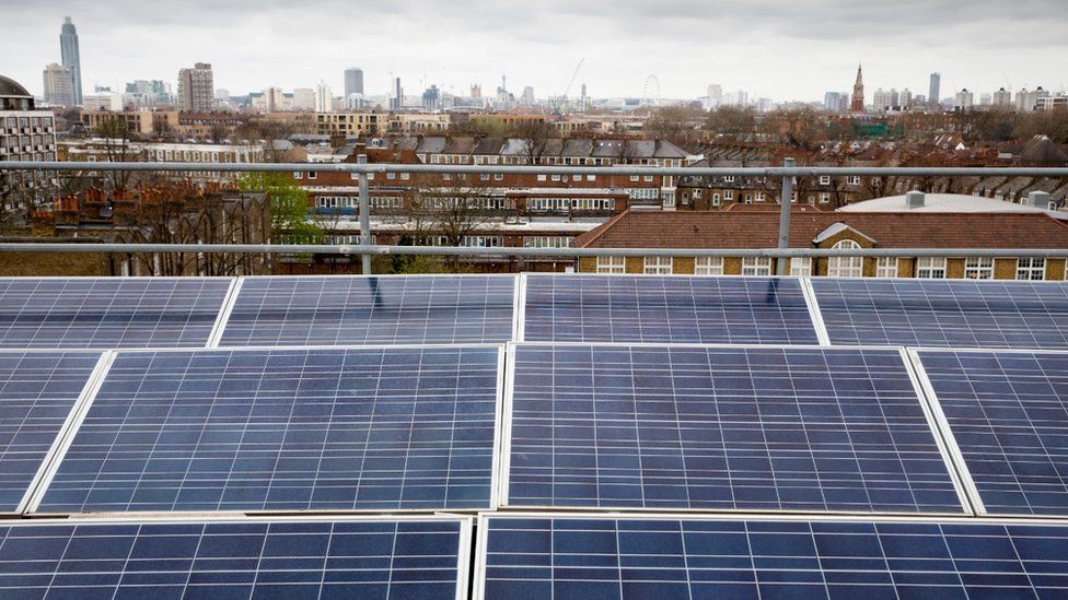 Solar panels in Brixton