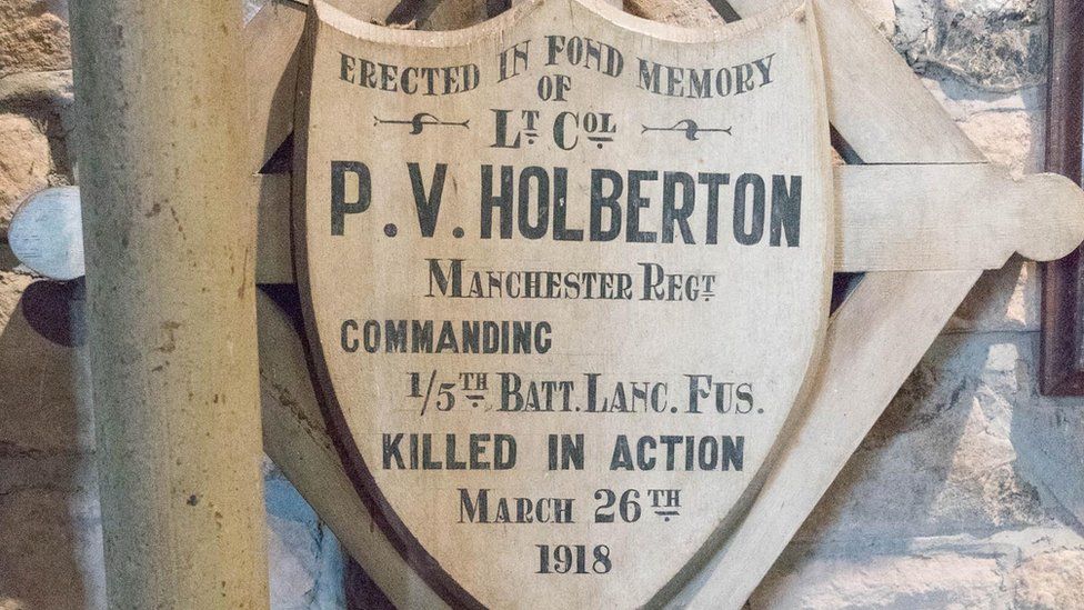 Cross for Lt Col Philip Vaughan Holberton,