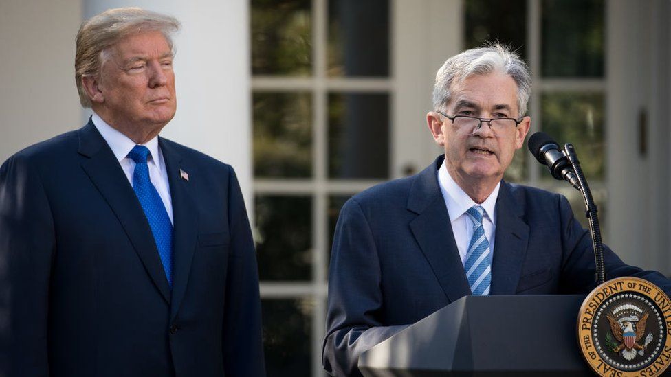 Donald Trump and Powell