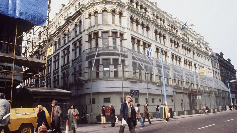 Old Grand Central Hotel in 1980 when it was an army base