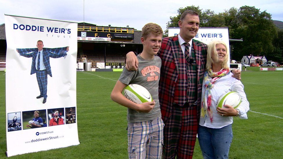 Doddie Weir and family