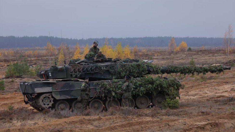 Ukraine war: Germany sends much-awaited Leopard tanks