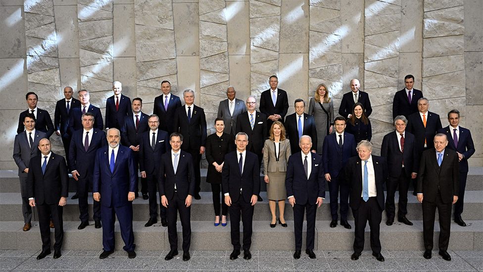 Nato leaders at Summit 24 March 2022