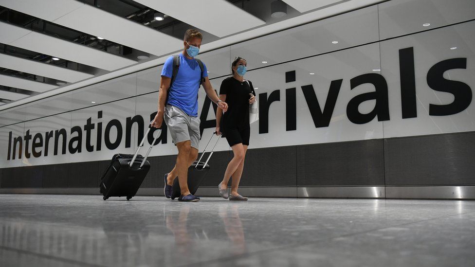 International arrivals at Heathrow