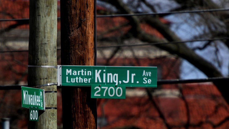 Martin Luther King Avenue in Virginia