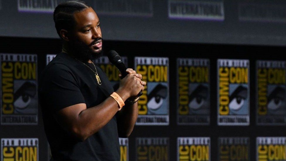 Director Ryan Coogler speaks about the late Chadwick Boseman as he presents "Black Panther: Wakanda Forever"