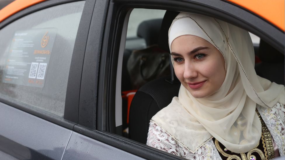 Chechnya muslim girl