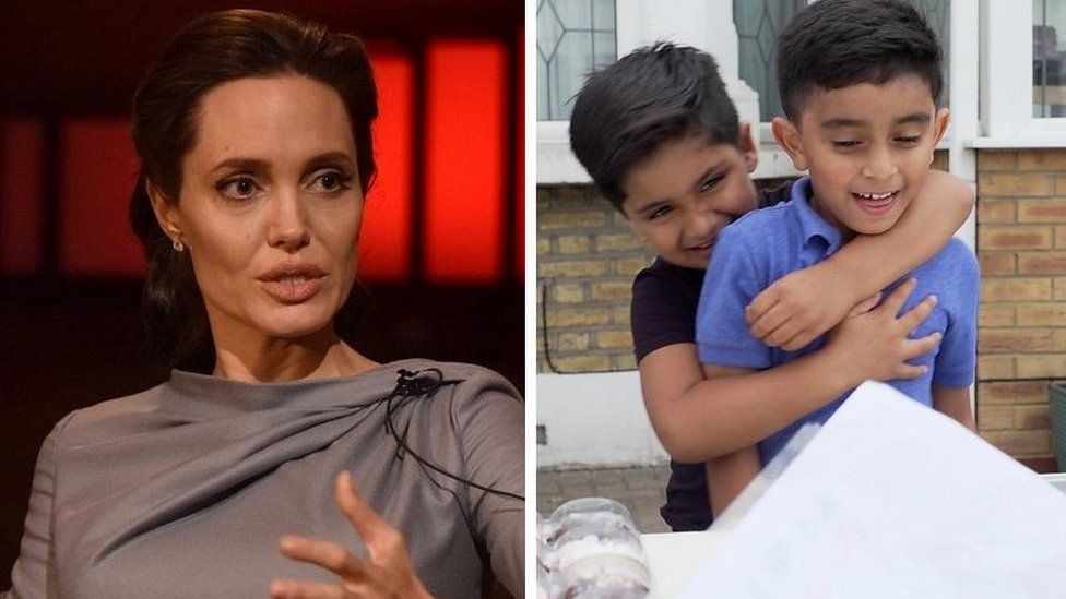 Angelina Jolie / Ayaan Moosa and Mikaeel Ishaaq