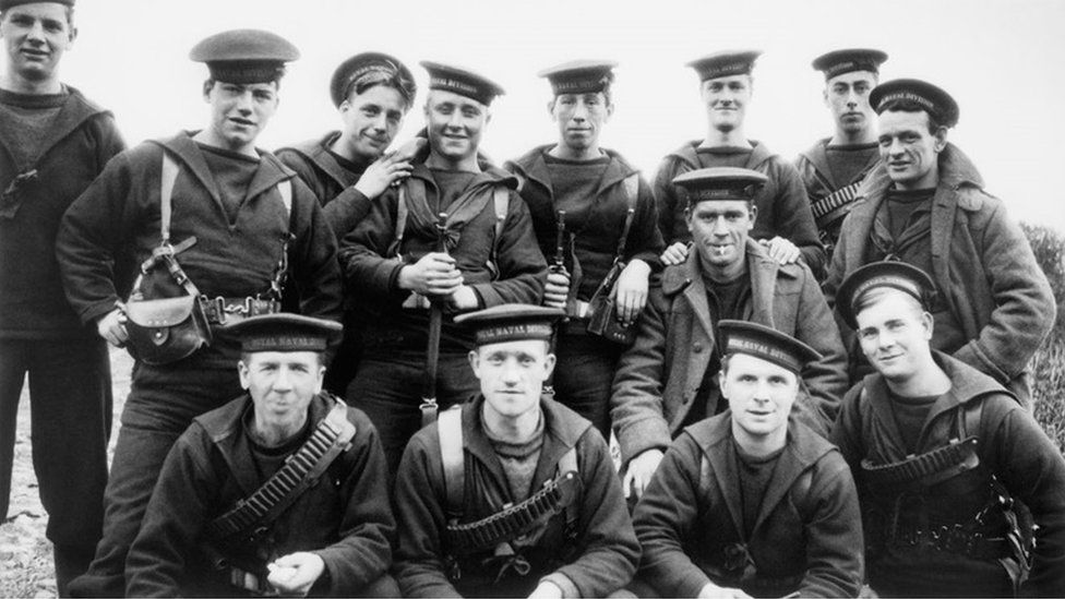 Sailors from the Royal Naval Division