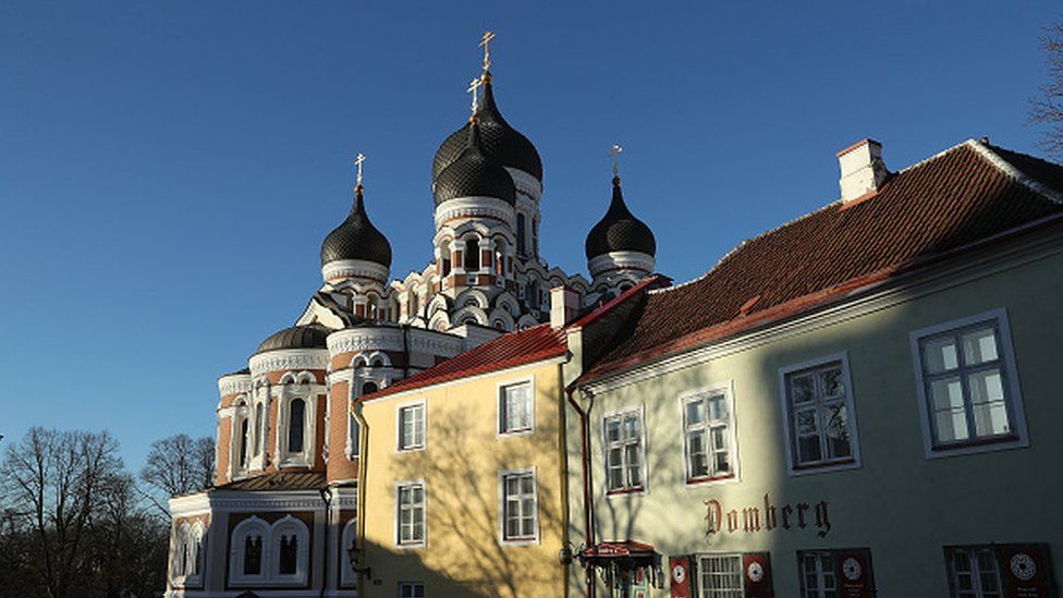 Alexander Nevsky Russian Orthodox Cathedral, Tallinn, Estonia.
