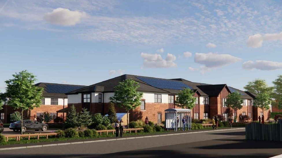 Artists impression of proposed care home