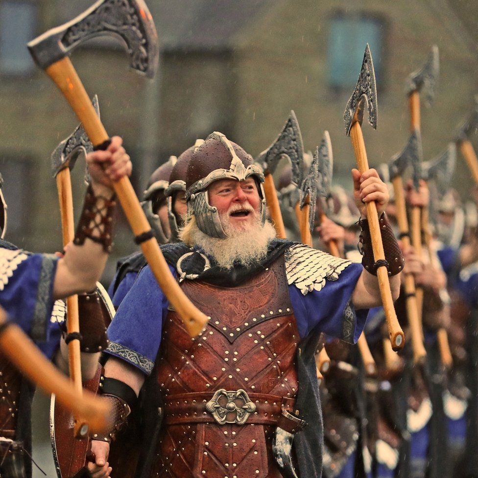 Up Helly Aa Viking fire festival captured in full 360 video - BBC News