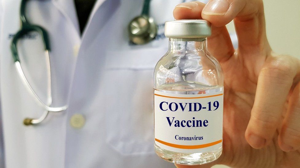 Covid-19 vaccine (staged photo)