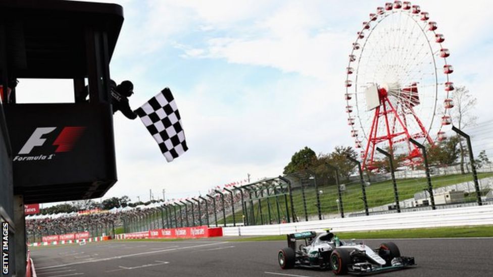 Lewis Hamilton battles to third as Nico Rosberg wins in Japan - BBC Sport