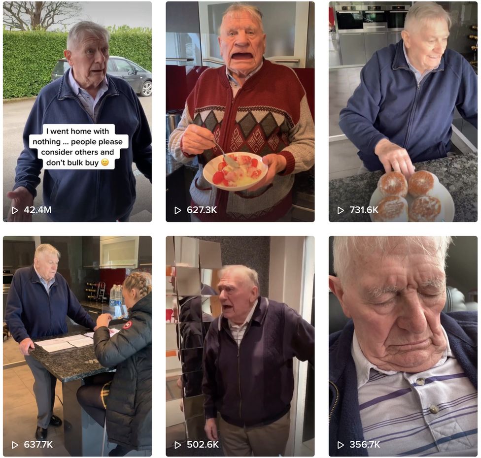 Coronavirus The Grandad Who Became A Tiktok Star Without Realising It Bbc News