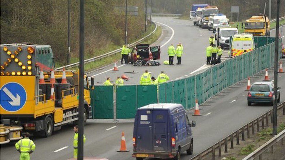 Newport M4 Motorway Fatal Crash Inquest Opens - BBC News