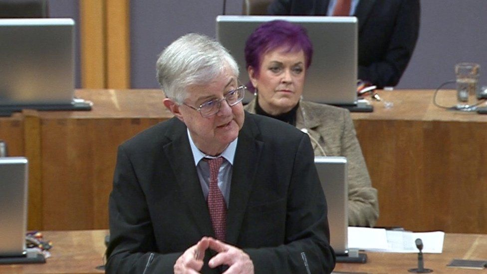 Mark Drakeford and Dawn Bowden