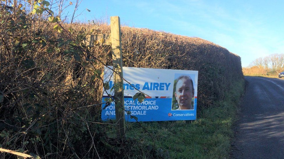 General Election 2019: Tory poster 'could frighten horses' - BBC News