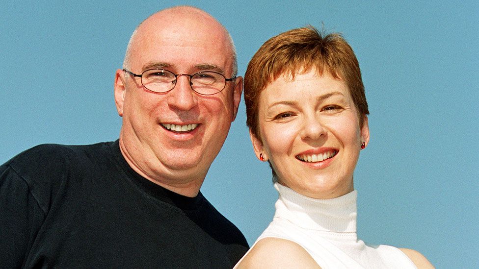 Ken Bruce and Lynn Bowles