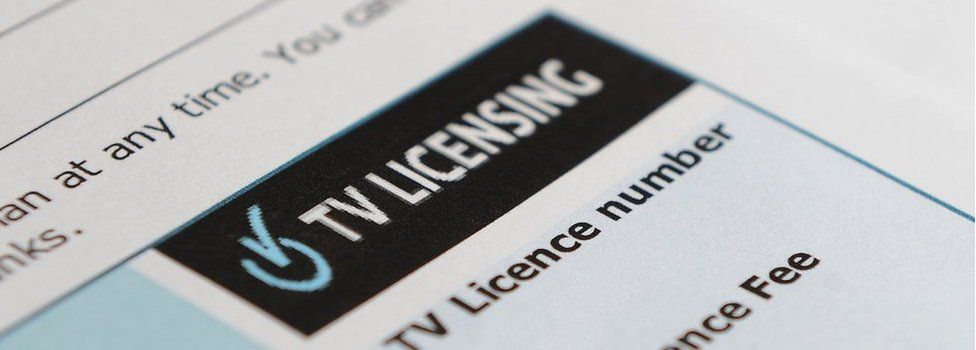 TV licence document