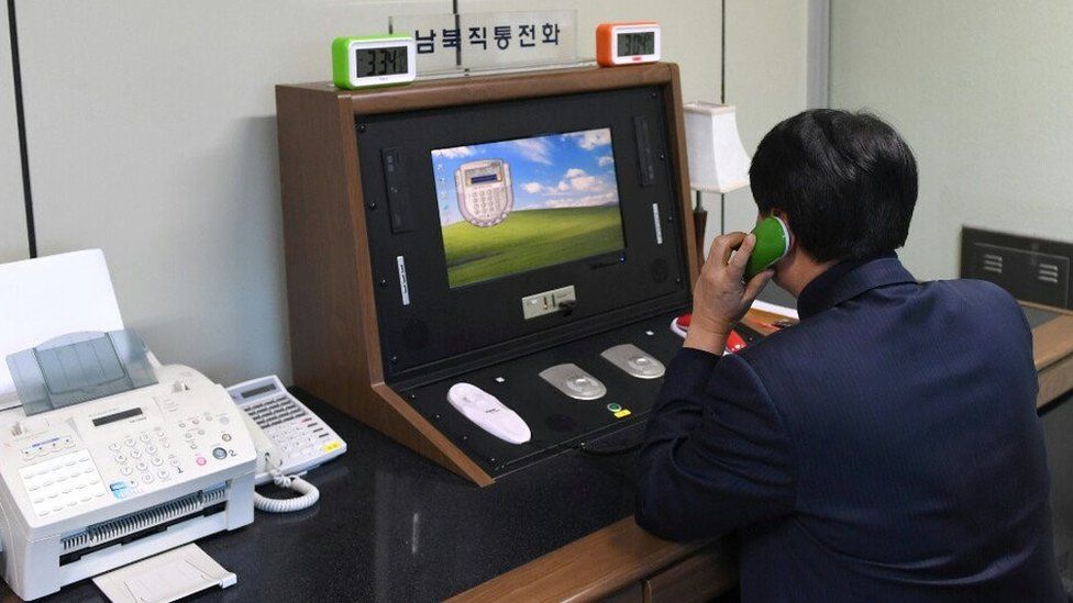 The communications hotline in Panmunjom