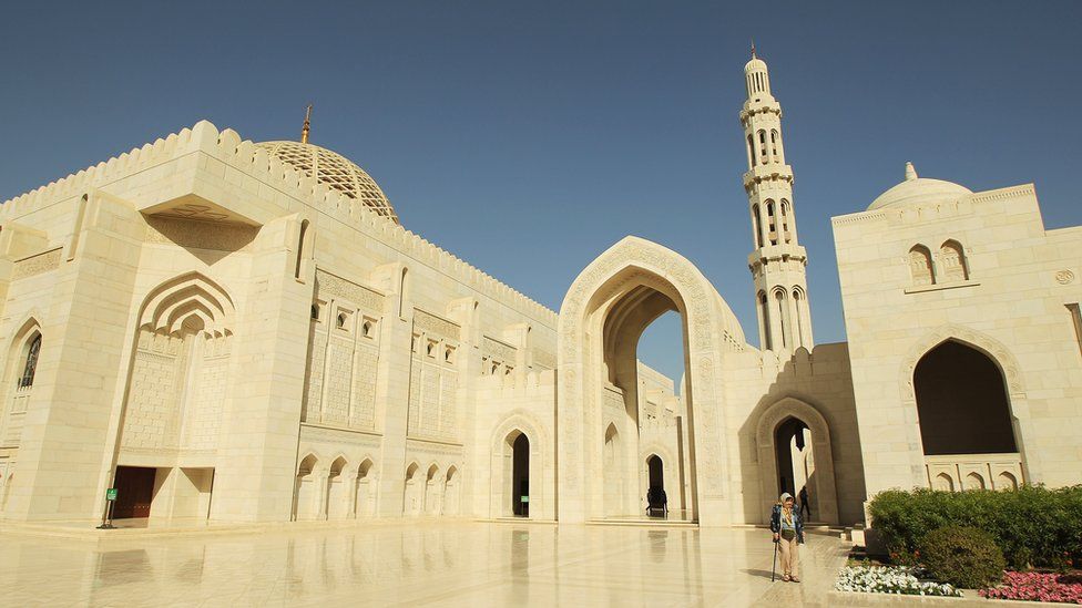 Sultan Qaboos mosque in Muscat, Oman