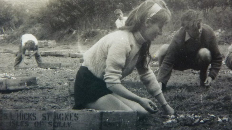 Working on the Scilly Isles, 1958