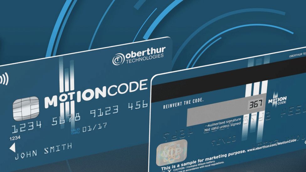 Motion Code credit card