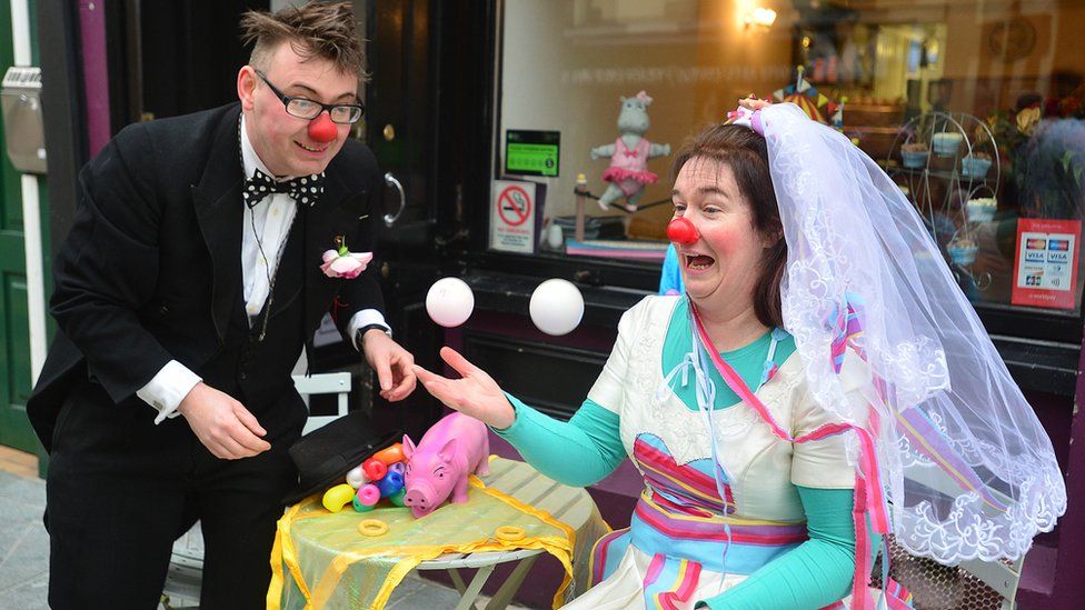 Silly Tilly on her wedding day in 2017