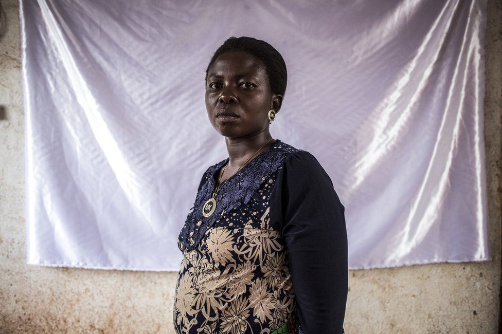 Portrait of Louise, who has had her name changed for protection, a community leader in Mangina