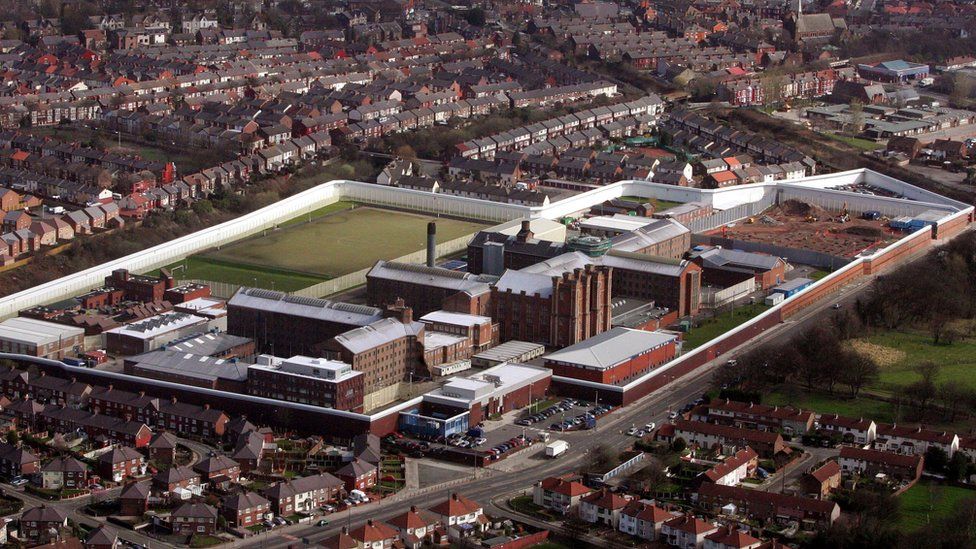 Aerial view of HM Prison Liverpool