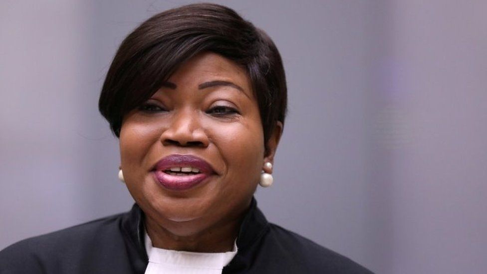 Public Prosecutor Fatou Bensouda attends a trial in the Hague, the Netherlands