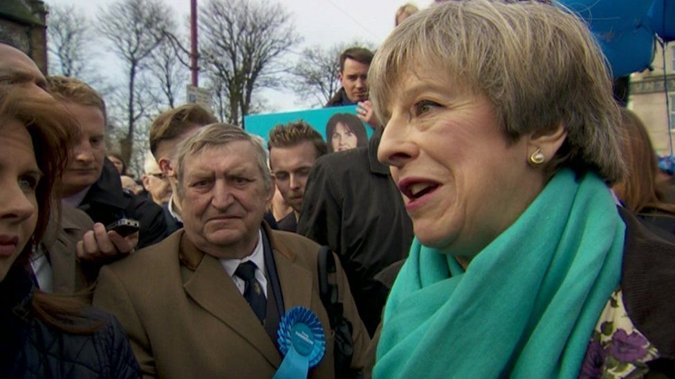 Theresa May in Copeland