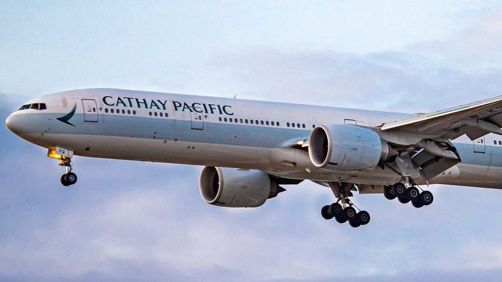 Самолет Cathay Pacific