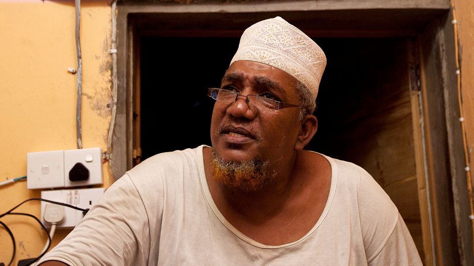 Abubakar Sharif Ahmed, known as Makaburi, in his home in the city of Mombasa on 20 February 2014
