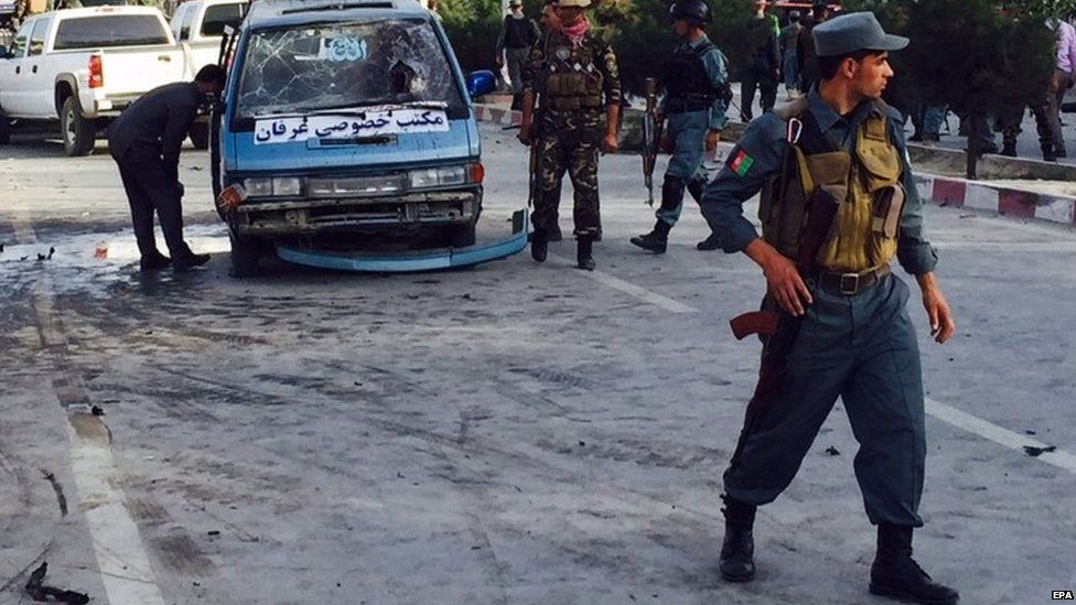 Kabul Explosion: Deadly Blast Rocks Afghanistan Capital - BBC News