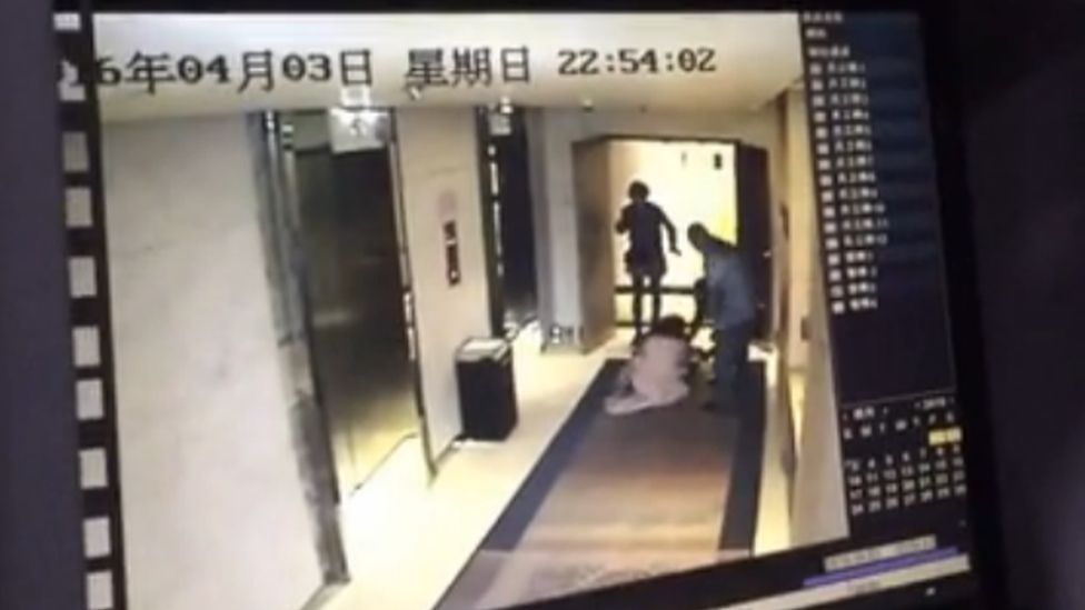 China Hotel Assault Video Sparks Anger And Debate Bbc News 