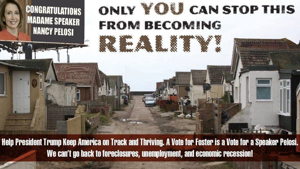 Campaign ad featuring Jaywick